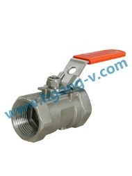 API/DIN 1pc stainless steel 304 thread ball valve